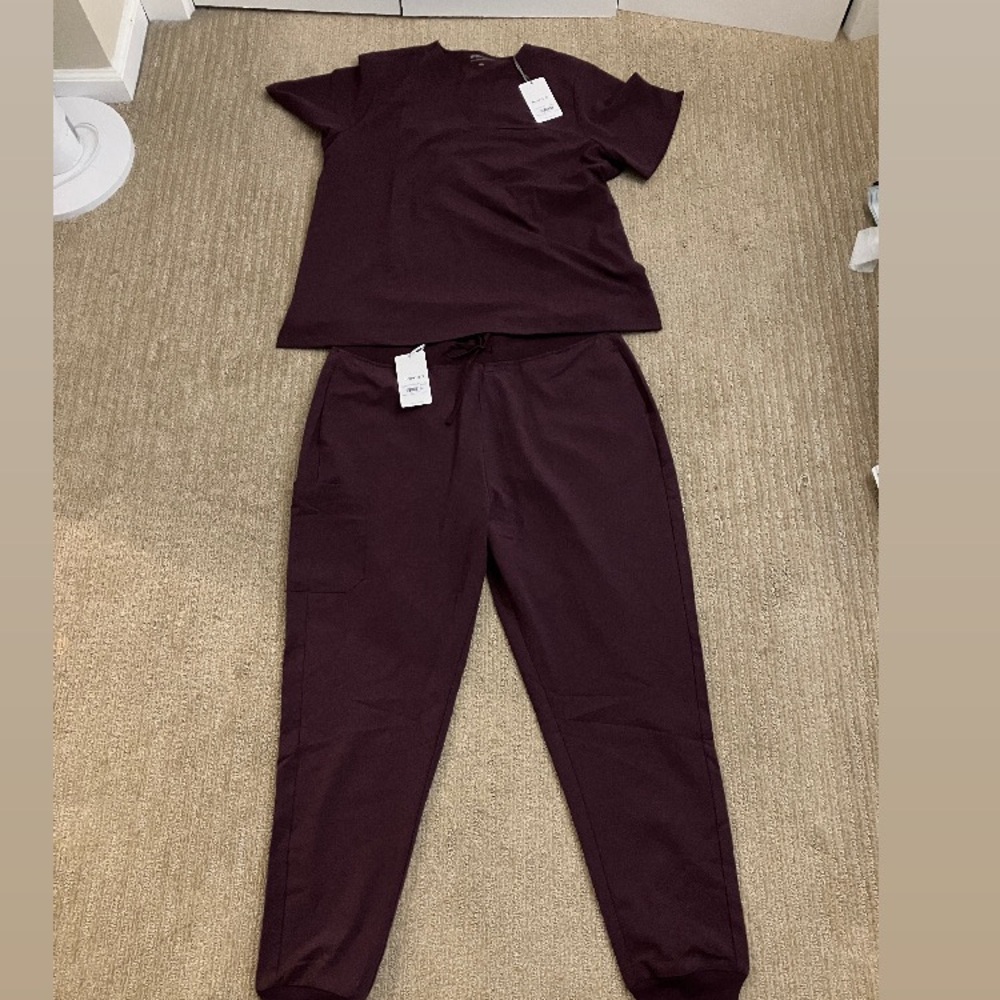 Dark Purple Mandala Scrubs Set. New with Tags!